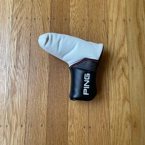 Ping Golf Putter Cover in Black and White